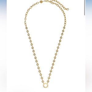 Goldbug Bezel Charm Necklace
